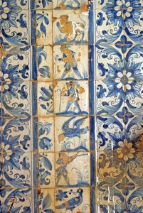 Panel depicting hunting scenes, Tarouca, Portugal
