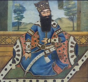 Portrait of Fath Ali Shah by School Qajar