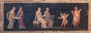 Dionysian Scene, Herculaneum by School Roman