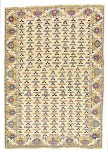 Tuduc Cintamani Rug, Early 20th Century by School Romanian