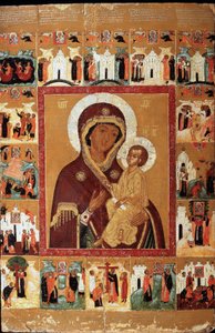 The Tichvin Virgin With The Wonders