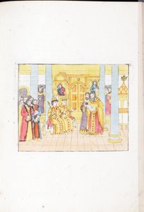 The Wedding Ceremony of Michael I of Russia (Michael Fyodorovich Romanov) by School Russian