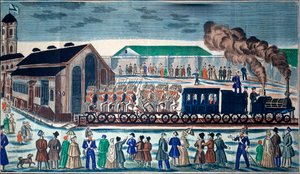 Departure from the Moscow Railway Terminal to Saint Petersburg