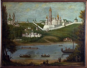 The Kiev Monastery of Caves by School Russian