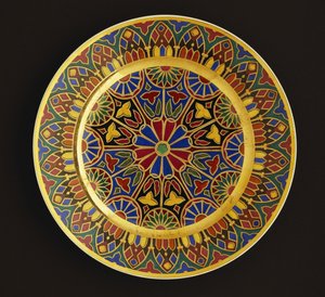 Nicholas I imperial dinner-plate, Imperial Porcelain Factory, St. Petersburg