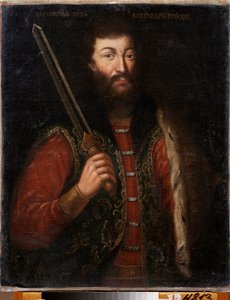 Portrait of Alexander Nevsky, Prince of Novgorod, Grand Duke of Vladimir by School Russian