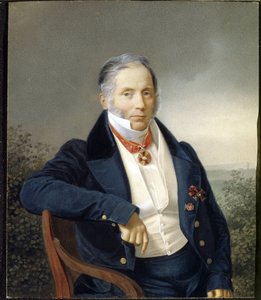 Portrait of the Painter Alexander Sauerweld by School Russian