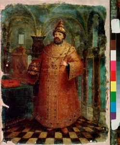 Portrait of Tsar Michael I of Russia by School Russian