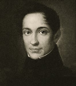Portrait of Alexander Herzen by School Russian
