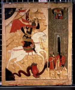 Saint George and the Dragon by School Russian