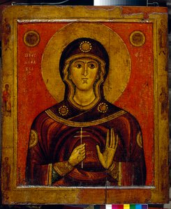 Saint Juliana - Icon of the Novgorod Tradition (Early 13th Century)