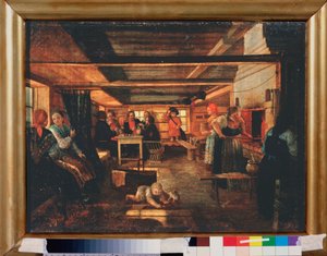 Scene in a Country House by School Russian