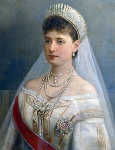 The Tsarina of Russia, Alexandra of Russia by School Russian