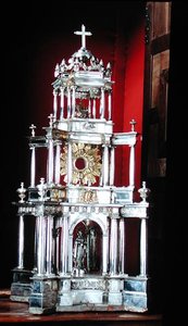 Monstrance Containing the Consecrated Host, Used in Processions