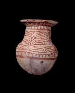 Painted vase. 650 BC. From Thailand. Paris, Musee Guimet, Musee national des Arts Asians