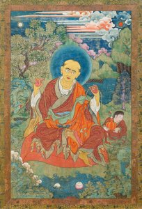 The Arhat Kanakavatsa by School Tibetan