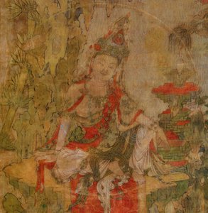 Water and Moon Kuan-Yin by School Tibetan