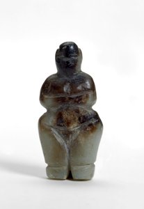 Figurine of standing woman from Cukurdent, Turkey