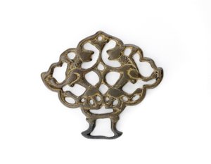 Ornament with a pair of lions, Seljud dynasty, possibly 13th century