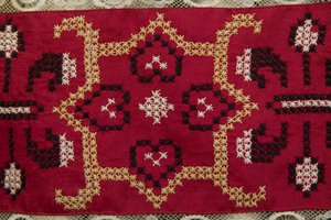 Detail of Bodice from Ukrainian Wedding Ensemble by School Ukranian