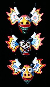 Carnival masks, Venezuela by School Venezuelan