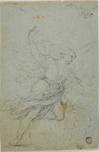 Angel Annunciate (front); Samson and the Lion (back)