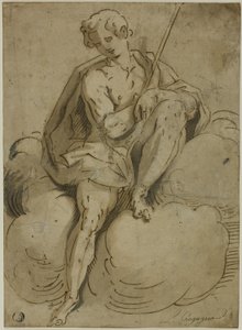 Seated Saint John the Baptist