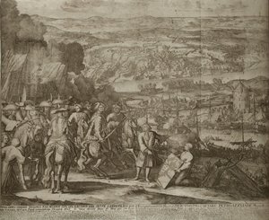 Siege of the Turkish Fortress Azov by Russian Forces in 1696, 1700 by Schoonebeek