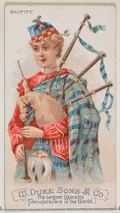 Bagpipe, from the Musical Instruments series N82 for Duke brand cigarettes