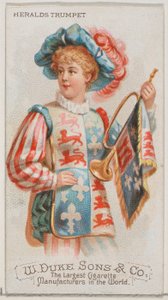 Heralds Trumpet, from the Musical Instruments series N82 for Duke brand cigarettes, 1888