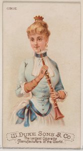 Oboe, from the Musical Instruments series N82 for Duke brand cigarettes
