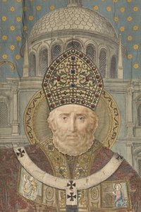 Il Gonfalone di Milano (detail) by Scipione and Posterla Camillo da Delfinone