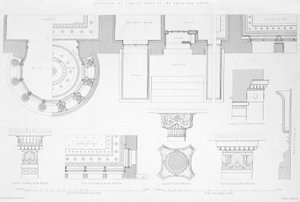 Exterior and Interior Details of Holmwood, Glasgow by Scottish School