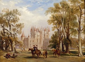 Glamis Castle, Angus by Scottish School