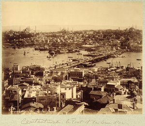 Panorama Overlooking Istanbul and the River Bosphorus, c.1890 by Sebah and Joaillier