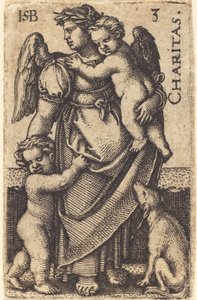 Charity by Sebald Beham