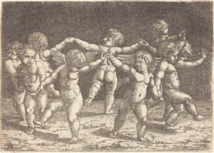 Dance of the Gods of Love by Sebald Beham