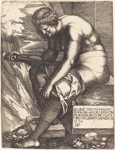Dido by Sebald Beham