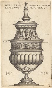 Double Goblet with Oval Medallions by Sebald Beham