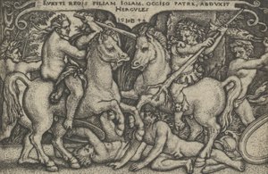 Hercules abducting Iole, from The Labors of Hercules