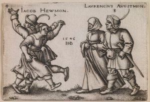 “July and August” from the series “The Peasants’ Feast or The Twelve Months” by Sebald Beham