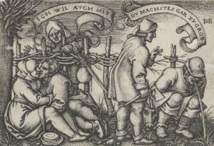 Peasants Behind the Hedge, from The Peasants