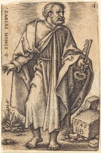 Simon Peter by Sebald Beham