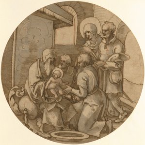 The Circumcision by Sebald Beham