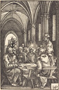The Last Supper by Sebald Beham