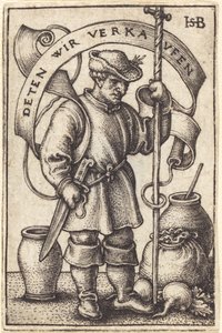 The Market Peasant by Sebald Beham