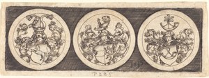 Three Medals with Coats of Arms