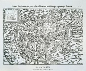 Paris city plan
