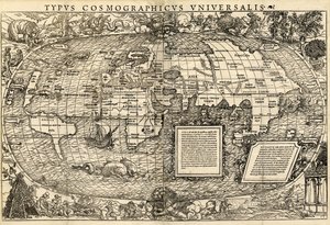 Typus Cosmographicus Universalis, c.1532 by Sebastian & Holbein Hans the Younger Münster