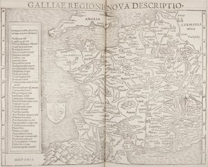 Cosmographia, detail of Galliae